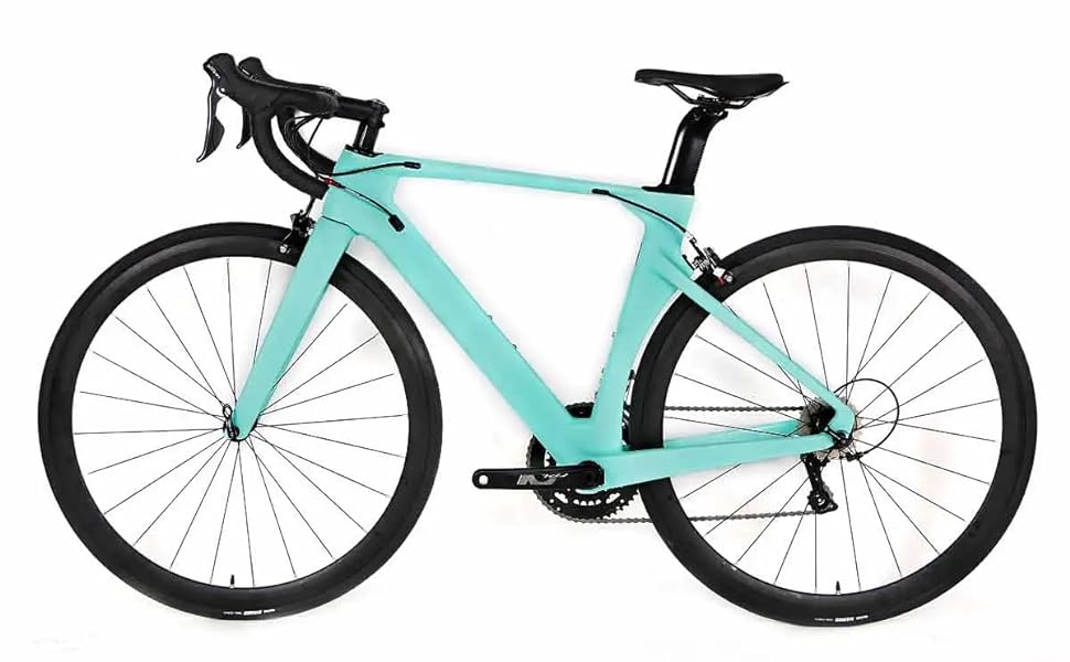 Modelo H - Bicicleta de carretera con cuadro de carbono Shimano Sora 18v