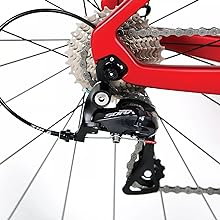 Modelo H - Bicicleta de carretera con cuadro de carbono Shimano Sora 18v