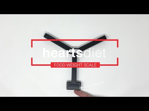 Load video: HeartsDiet Food Weight Scale W1