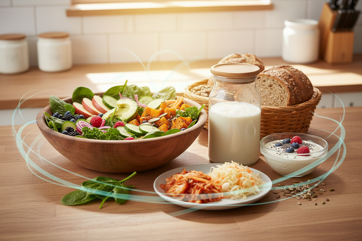 Eating well and digesting well.