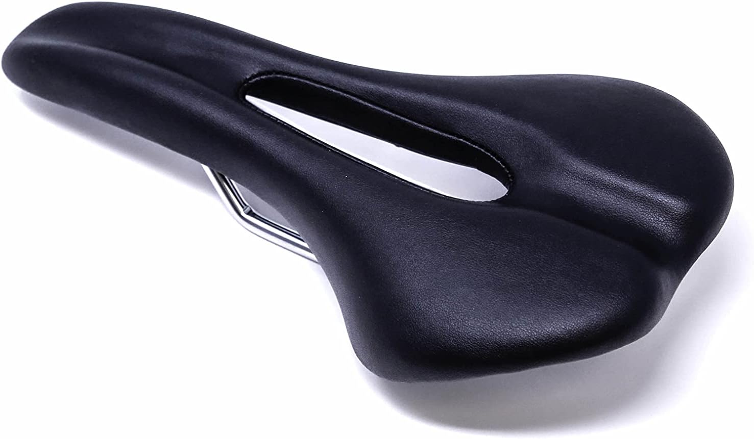 HeartsBio Road and Mountain Bike Saddle - HeartsFit Ergonomic Bike Saddle (Black, 15cm 10.8 oz) - Light Weight