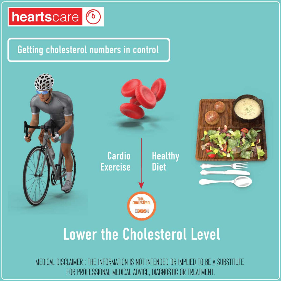 HeartsCare C1 Total Cholesterol Test Kit at Home